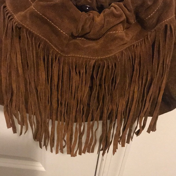 Beautiful brown suede bag - Picture 2 of 4